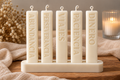 Conjunto de velas con palabras II · Navidad
