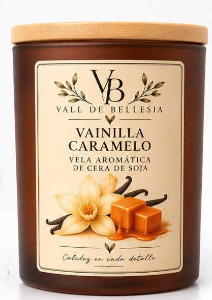 Vela aromática Vainilla caramelo de Vall de Bellesia