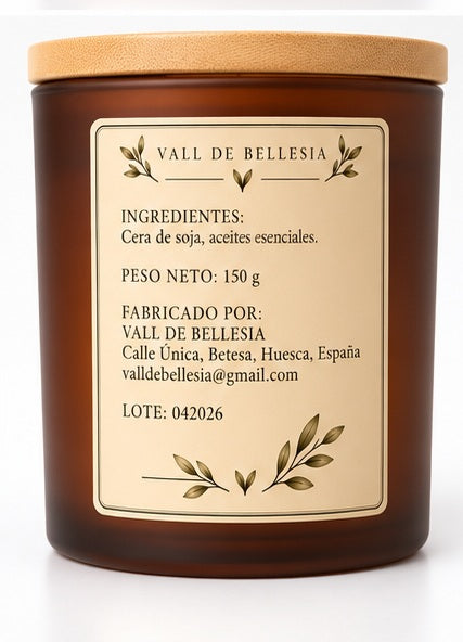 Vela aromática Pumpkin spice de Vall de Bellesia