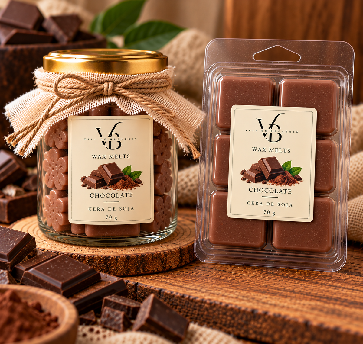 Wax melts de cera de soja 70 g